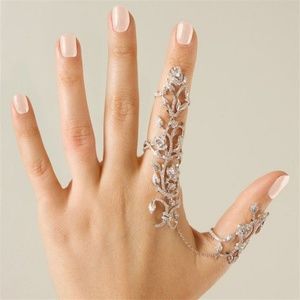 Crystal Finger Stack Knuckle Band